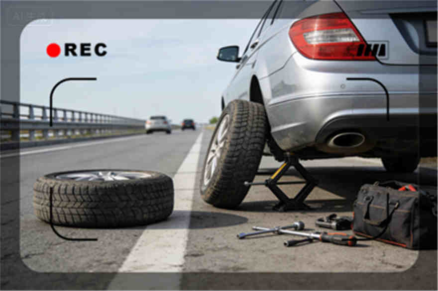 花都区高速公路爆胎-汽车换轮胎